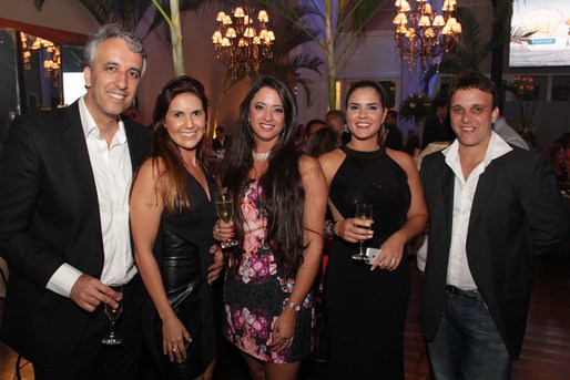 Fabio e Thaise Oliveira, Paula Veloso, Giselle e Flavio Barbosa