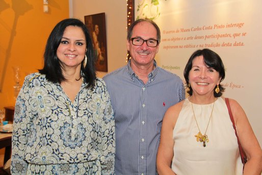 Ana Paula Magalhães, José Sergio Caloula e Marta Dione Caloula