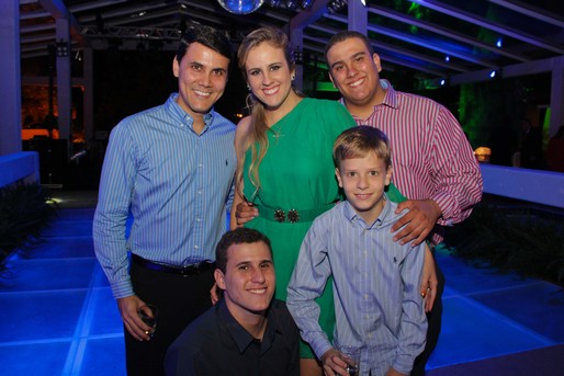 Marcelo Yamashita, Carolina Vianna, Luiz Vianna, Luiz Henrique e Tiago Maia