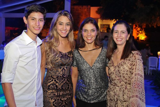 Ricardo e Carina Magnavita, Ana Marques Sá e Lelizia Magnavita