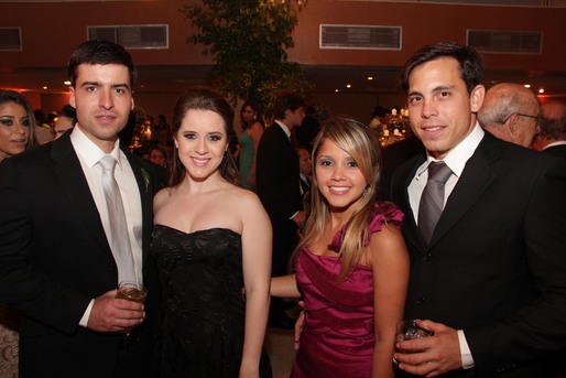 Rodrigo Fernandes, Paula Gomes, Larissa Oliveira e Adriano Salles