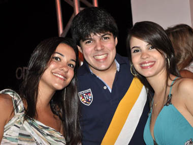 Renata Cardozo, Felipe Palhares e Luana Cardoso