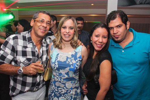 Valfredo Rego, Paula Britto, Iara Vieira e Carlos Pinho