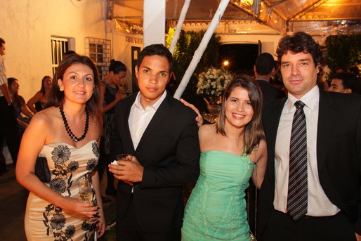 Monica Mota, Cassio Neris, Paloma Lunegundes e Flavio Fontinelli