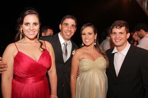 Roberta Lima, Rodrigo Santana, Jaqueline Vieira e Neto Leal