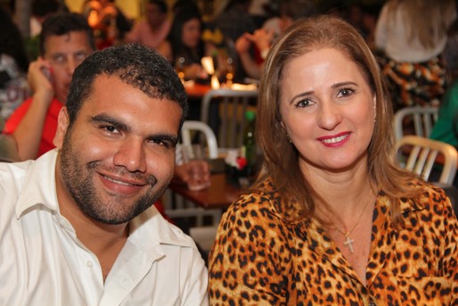 Luiz Abbud e Maria Tereza Carvalho