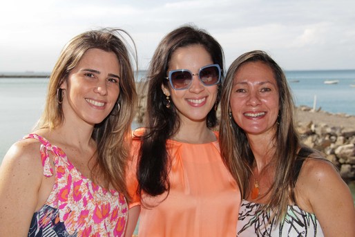 Manuela Mathias, Sassa Alves e Margarete Marins