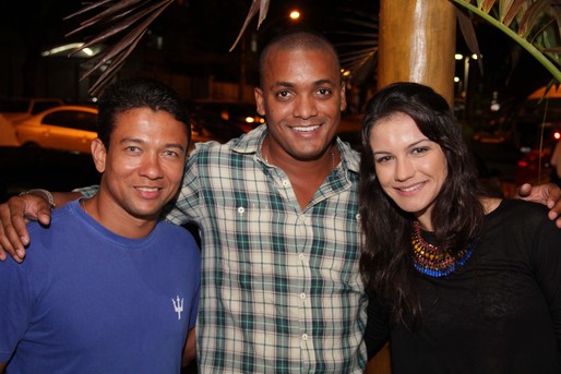 Luiz Mendes, dinei Azevedo e Kyara Gracie