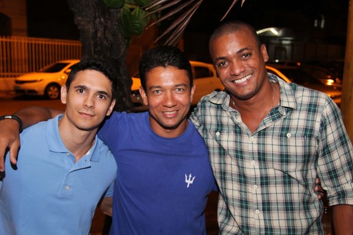 Yuri Urbano, Luiz Mendes e Dinei Azevedo