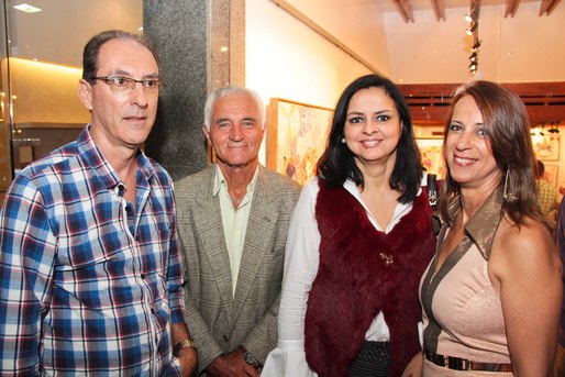 Paulo Oliva, Paulo Ribeiro, Ana Paula Magalhães e Auxiliadora Oliva