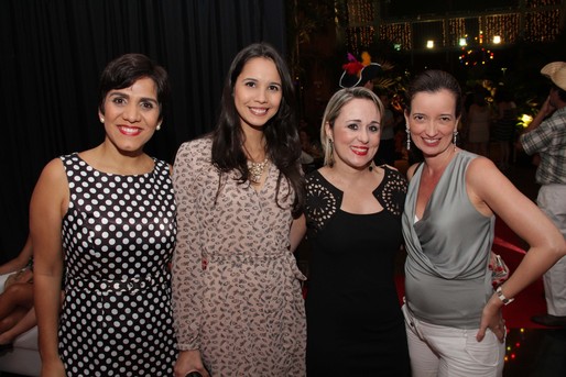 Karina Farani, Soany Santos, Karina Dourado e Cristina Rebouças