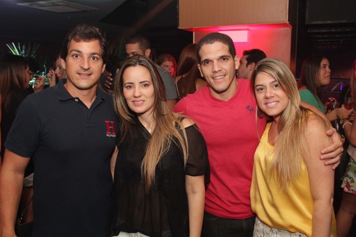 Breno Dourado, Flavia Nogueira, Tiago Campos e Juliana Pinho