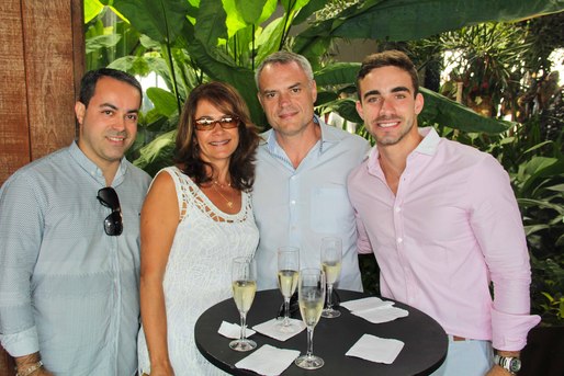 Ginno Larry, Magali Santana, João Busnello e Gregory Copello