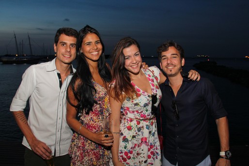 Gustavo Melo, Eneide Cardoso, Talita Malvanezzi e Pedro Mendo