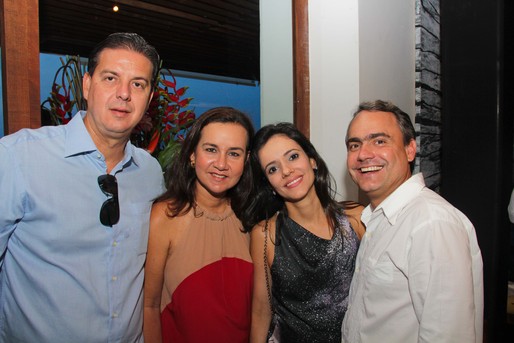 Roberto e Claudia Lopes e Andrea e Daniel Andrade