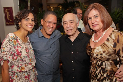 Adriana e Marcelo Falcão, Ruy Botelho e Celeste Leão