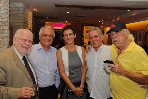 Manoel Castro, Mario e Bebel Gordilho, Eduardo Cobas e Valter Queiroz