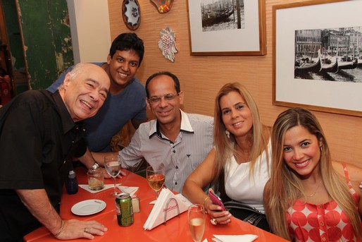 Ruy Botelho, Marinho Jr., Geraldo Sicopira, Andrea Chaucade e Tance Botelho