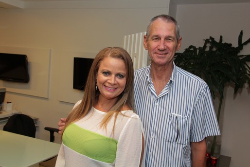 Cassia Amorim e Marcos Malvin