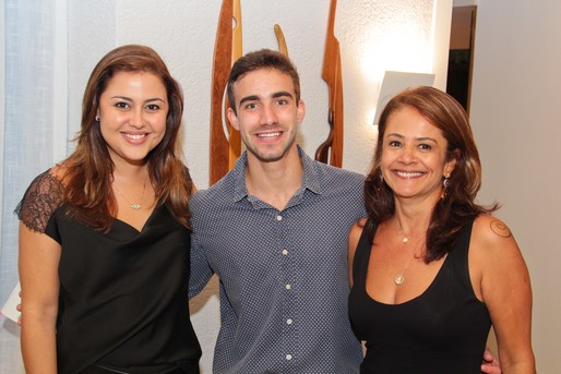 Mila Saraiva, Gregory Copello e Magali Santana