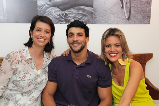 Alessandra Hattori, Andre Sampaio e Rebeca Ernesto