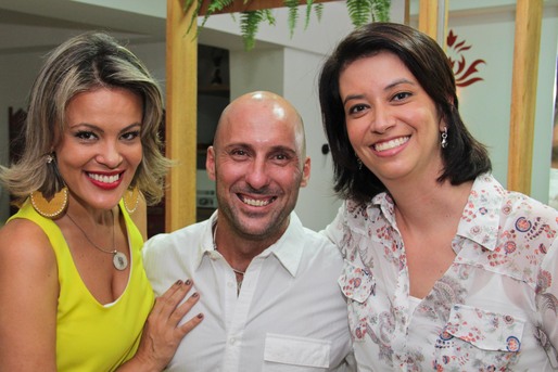 Rebeca Ernesto, Lucius Gaudenzi e Alessandra Hattori