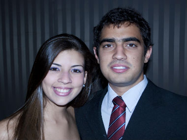 Nicole Galvão e Felipe Campos