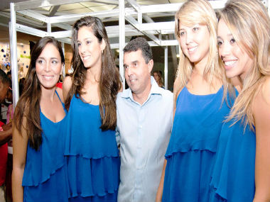 Samile Barreto, Vanessa Pimentel, Helio Tourinho, Natália Paim e Carolina Rosa