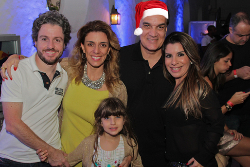 Fabiano Pierri, Fatima Pissarra, Guru Doria, Sthefania Brito e Carolina Pissarra