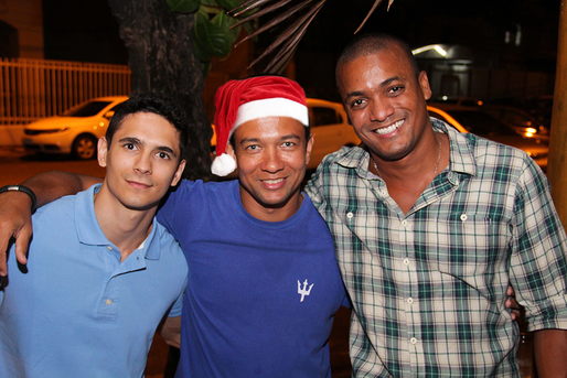 Yuri Urbano, Luiz Mendes e Dinei Azevedo