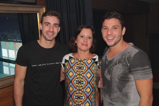 Gregory Copello,Leila Cardoso e Marcio Abrantes