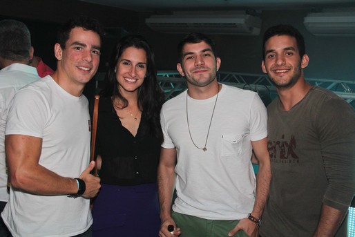 Osvaldo Arruti, Marcela Aubry, Marcelo Rocha e Saulo Alves