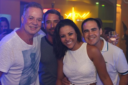 Luiz Fernando Guimarães, Felipe, Alecia Medeiros e Fernando Alves