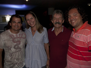 Marcos Gordilho, Raquel Paiva, Eloi Paiva e Huxley Castro.