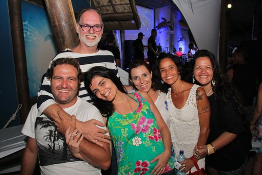 Babi, Ana Luiza, Karina, Betania, Flavio e Andrezão