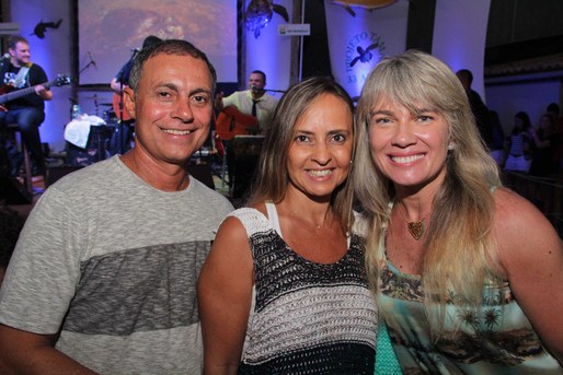 Luis Alberico Carneiro, Cristine Carneiro e Patricia Chaves