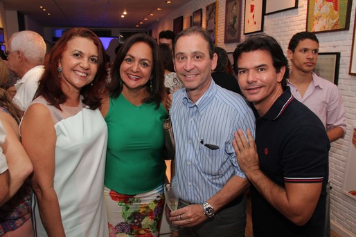 Ozana Barreto, Heli Costa, Antonio Gatto e Emerson Carvalho