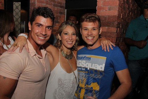 Caio Fernandes, Katia White e Murilo Baqueiro