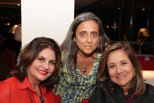 Thina Cunha, Virginia Garcez e Guilherme Belitanni