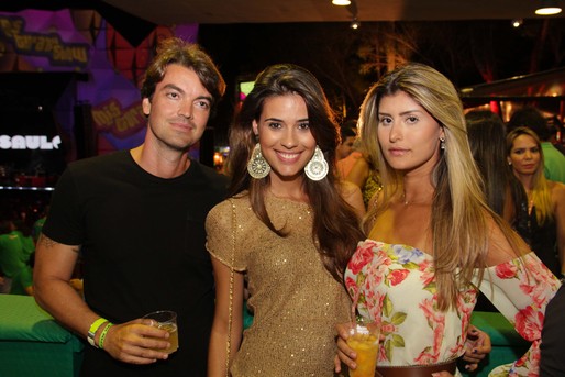 Paulo Leão, Bruna Diniz e Keli Oliveira