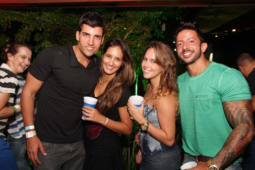 Diego Pombo, Juliana Melino, Luena Peixoto e Isaac Uderman