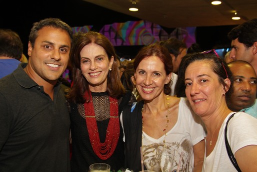 Marcelo Rangel, Cristina Calumby, Flora Gil e Fafa Giordano