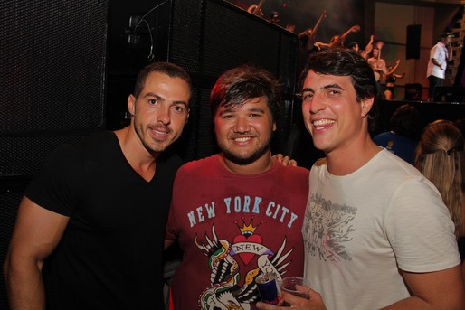 Thiago Phileto, Dudu Barros e Alan Pinto