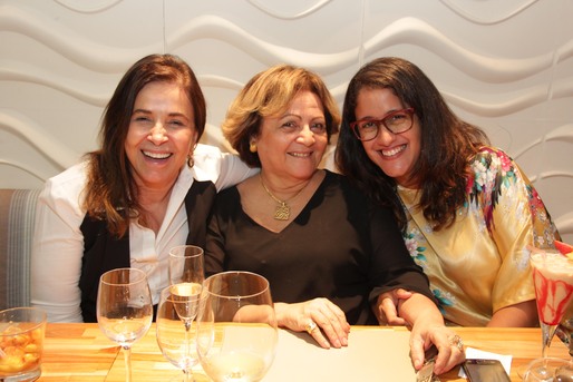 Martha Moraes, Elibia Portela e Mariana Paiva