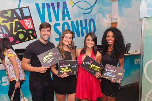 Felipe Bêribá, Aline Sampaio, Laura Nolasco e Simone Santos