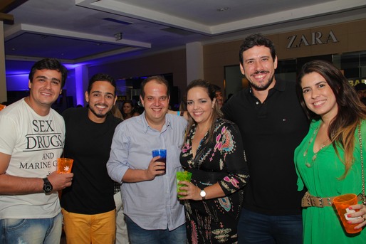 Felipe Garrido, Leo Spinola, Bruno Silveira, Erica Seidane, Cassio Melo e Aline Brault