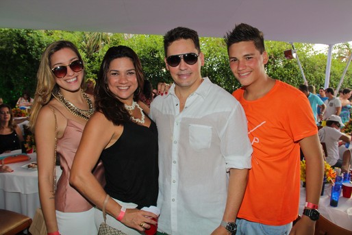 Paula, Monica, Arthur e Guilherme Gallas