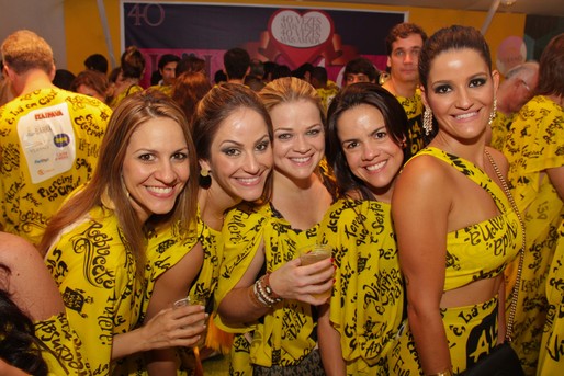 Priscila Giampa, Agda Oliva, Fernanda Torreão, Leticia Reale e Carol Braga