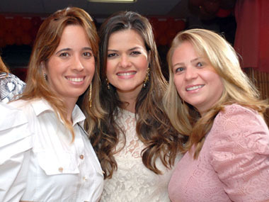 Fabiane Regueira, Juliana Berenguer e Cristiane Alencar