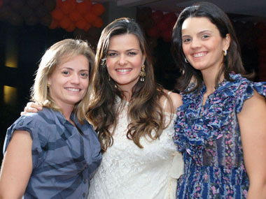 Letícia Brandão, Juliana Berenguer e Fernanda Carvalho